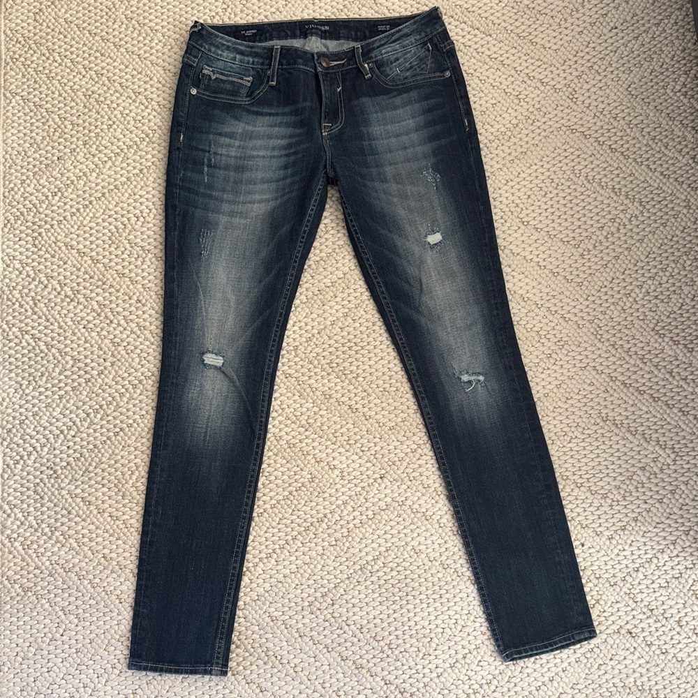 Vigoss Women's Dark Blue Skinny Jeans
